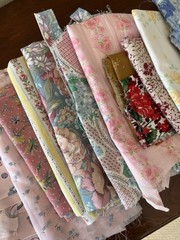 Large Lot of Vintage Fabric (3lbs)