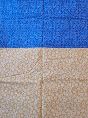 Two Cuts Of Cotton Fabric. Each Are 20″ X 44″. New – COTTON FABRIC.