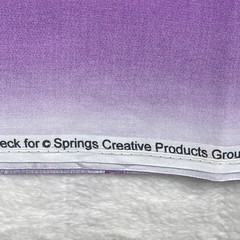 Leslie Beck Border Fabric Fairies Flowers Purple Springs Creative 2yds 34″ x 44