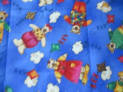 Bears/kites KP Kids & Co by Kari Pearson for SSI Cotton Fabric 1 YD X 42″W