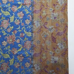 Robert Allen Bromsgrove Dresden Blue Jacobean Jacquard Decor Fabric OOP 1.6 YDS