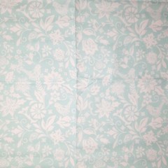 5 Pioneer Woman Seasonal Fat Quarters Mazie Bird Toss White on Mint 100% Cotton