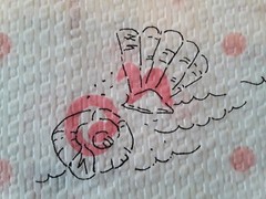 Vtg Wamsutta Pink White Seersucker Fabric Beach Theme Palm Trees 5 O’Clock 3 Yds