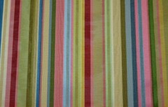 Bright Multicolor Moire Stripe Edgar Fabric Paris Candy Mix
