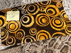 Fabric Bundle Quilters Cotton Quality Animal Prints, Browns Earthy Tones