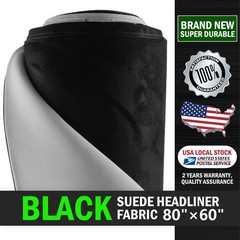 80″ ×60″ Headliner Fabric Foam Backed Suede Match Car Roof Liner Sag Upholstery