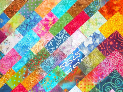 48 PCS BATIK ~ 5″X5″ PRE-CUT QUILT SQUARES CHARM PACK ~ FREE SHIPPING