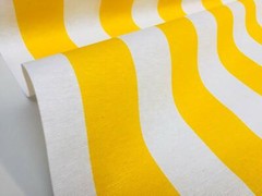 Teflon Waterproof Outdoor Canopy Fabric Stripes Material 140cm wide YELLOW White