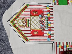 Candy Cottage Cut N Sew Panel 605F by Patch Press Vintage 1981 PANEL ONLY