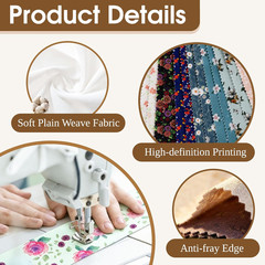 Jelly Roll Fabric, Pre-Cut Cotton Fabric Strips for Quilting | 2.5 X 45” Strips,