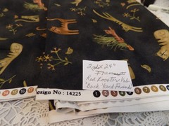 3 PC QUILT BUNDLE 100% COTTON “BACK YARD FRIENDS” RED ROOSTER FABRIC-CATS -LOT