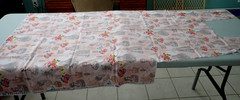Buttercream For Joann Fabrics Silhouettes of Queen Ladies & Roses Quilt Fabric