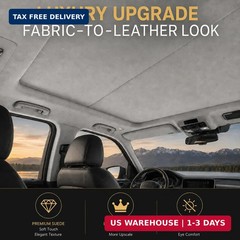 Auto Suede Headliner Fabric Material with Foam Backing, 54″ x 60″ | 5+ Yr Lifesp