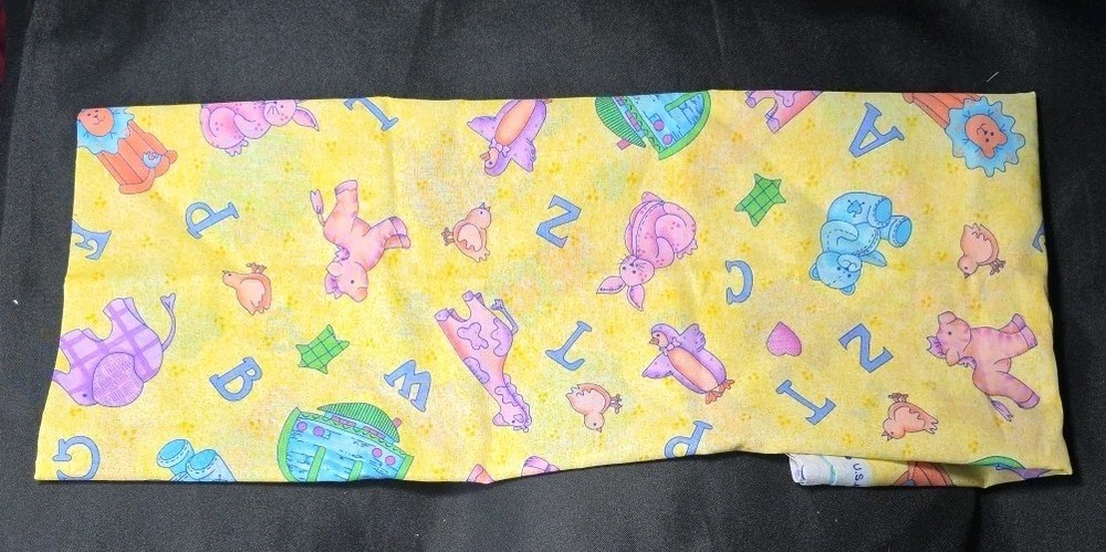 1 Yd Alphabet & Things Fabric Leslie Beck Cranston Yellow Child Theme