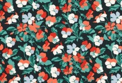 Liberty of London Corsica SWIM KNIT “Sarah” Floral on Black – UPF 50+, Pool Safe