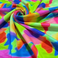 Swimwear Fabric Abstract Multicolor Print Nylon Spandex 4 Way Stretch by yard