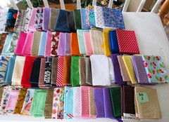 7 LB SCRAP ASSORTED PIECES ALL COTTON QUILT FABRIC BOX 3