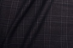 Ermenegildo Zegna 100% Silk Suiting/blazer Fabric Brown Check Plaid 2.2 meters