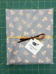 Almost 2 yds (70″) Halloween Candy Corn Maywood Studios 100% Cotton Fabric