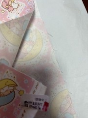 Sanrio Little Twin Stars Kiki & Lala Fabric 100x50cm/39.37×19.68″/1.09×0.54yd
