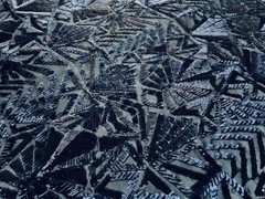 Gia MATTE NAVY Geometric Sequins on NAVY Mesh Lace Fabric by the Yard – 10101