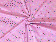 Pink Heart Grid 100% Cotton Knit Fabric 54″W By the Yard CTPR15