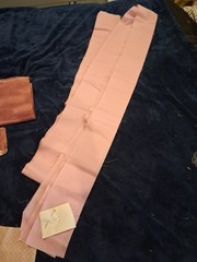 Unfinished Quilt Kit Lot Pink Geometric Sawtooth Star Pieces Cotton Fabric