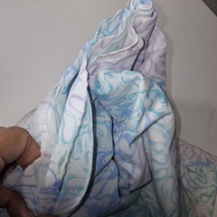 Scrap Fabric Knit Floral Vintage 136″ x 56″ Single Piece Only Quilt