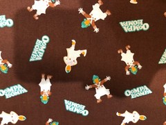 Wonka Oompa Loomp Camelot Fabric Print 100% Cotton Fat Quarter 18″x22″ NEW Mask