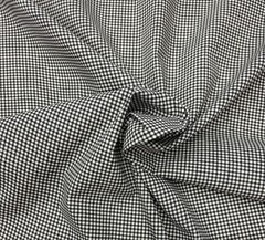 MAGNOLIA HOME MADRID BLACK SMALL CHECK MULTIUSE COTTON FABRIC BY YARD 54″W