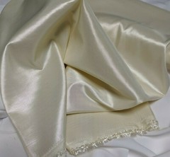 Ivory Taffeta 100% Polyester 59/60″ wide by the yard or roll. Free swatches.
