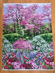 Timeless Treasures SoHo Nature 32″X43″ 100% Cotton Fabric Panel Flowers Scenic
