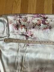 Zimmermann Inspired Silk Satin Fabric By Yard
