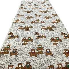 Princess Fabrics, Inc Teddy Bears with Bowties Cotton Fabric 2 Yards Pattern 480