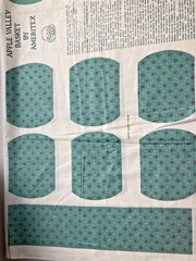 Apple Valley Basket by Ameritex printed fabric and instructions