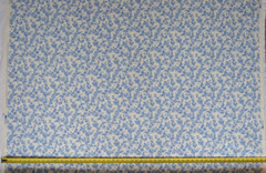 30+ yds/ VINTAGE CURTAIN FABRIC / Cobalt Blue/ 56″ Wide/ 100% Cotton/ Soft Drape