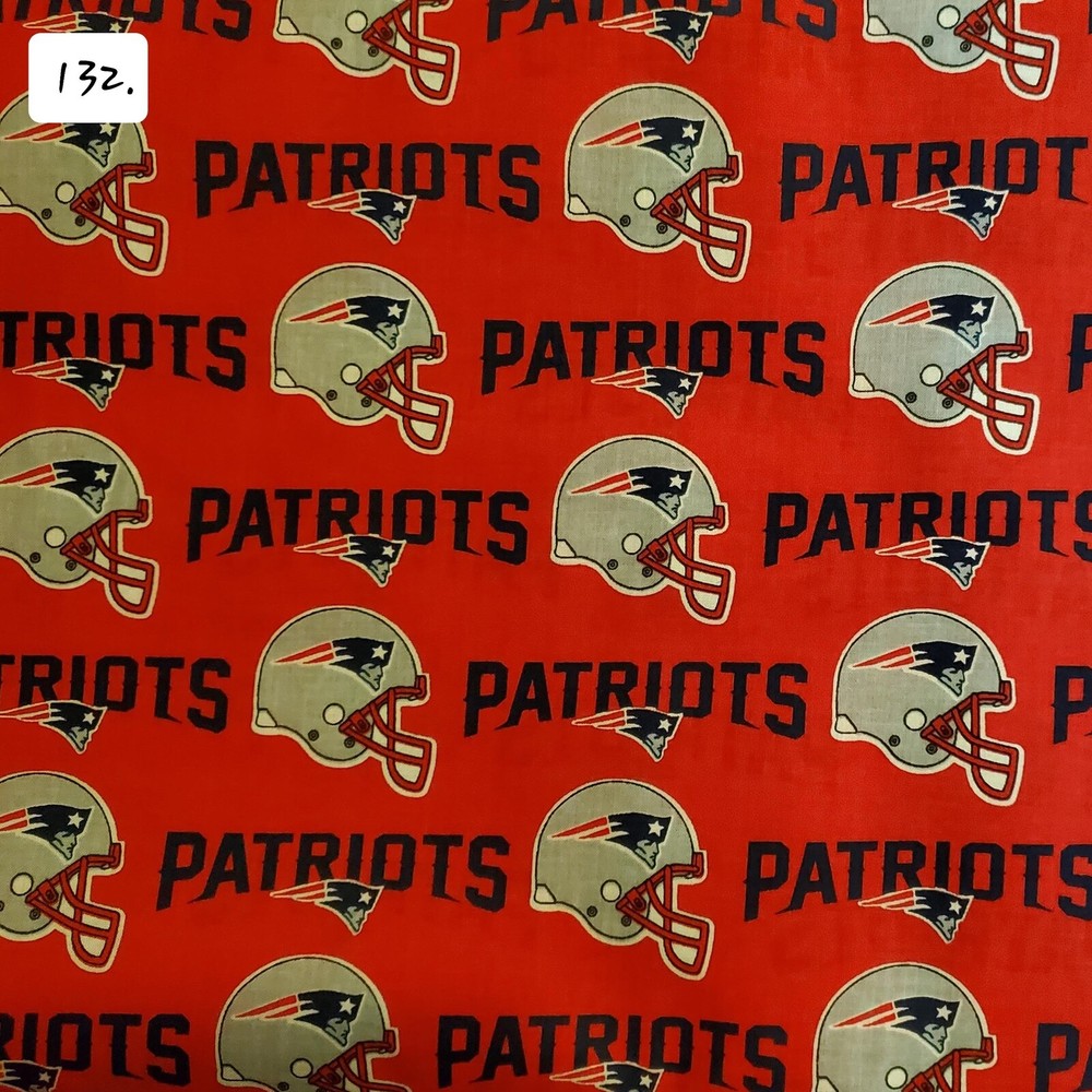 Sports Cotton Fabric by the ½ yard- Football Teams