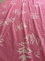 Hand Dyed Batik Floral Cotton 40″ Wide 3.5 Yards Androsia Bahamas Pink