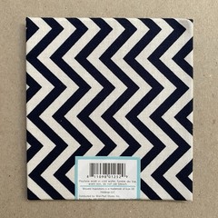 Black White Zig Zag Chevron Waverly Inspirations 100% Cotton Fat Quarter 18×21