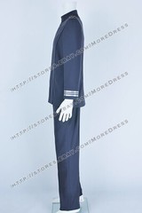 Captain James T Kirk Costume for Star Trek Into Darkness Cosplay Jacket Uniform
