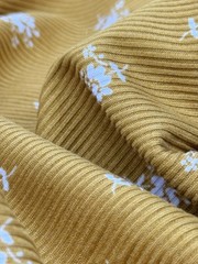RIB 2×1 Knit Print 95% Polyester 5% Spandex 58/60″ Fabric By The Yard
