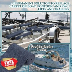 Nuanchu 8″x20ft Smoke Gray Marine Carpet Boat Trailer Bunk