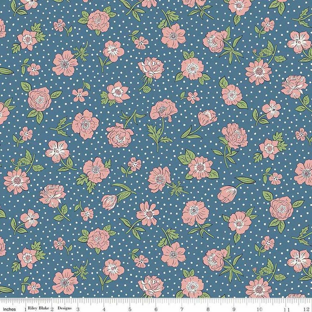 Liberty London Bouquet Heritage Park C – Liberty of London for Riley Blake – Fab