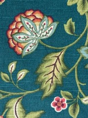Richloom Mystery Green Grotto Multicolor Floral Upholstery Fabric-109” X 54”