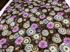 Paula Nadelstern Déjà Vu, Starburst Fabric Gold Accents 2 YDX42” New Old Stock