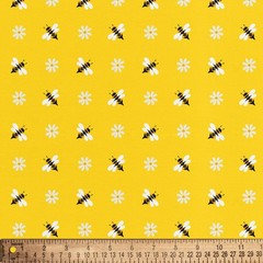 Simple Bees Cotton Fabric