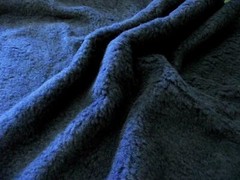 Faux Fur SHERPA FLEECE Sheepskin Fabric Material – NAVY BLUE
