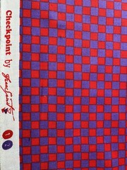 Checkpoint by Free Spirit quilt fabric D030-135 red and purple checks