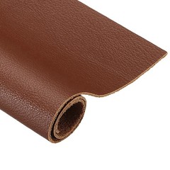 Genuine Leather Sheet, 7.9″x11.8″ Full Grain Leather Pieces, Brown Red