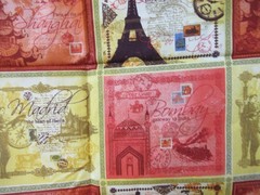 TOP DRAWER PATCHWORK INTERNATIONAL BLOCKS RARE SZ 1Y12″X42″ NEW